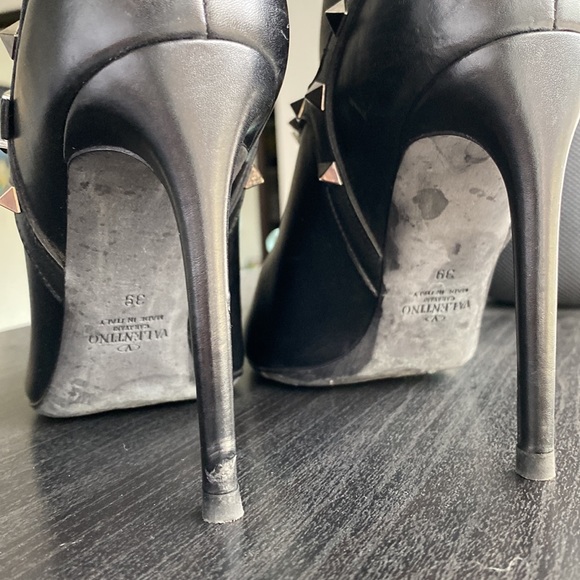 VALENTINO GARAVANI rockstud ankle booties - Picture 4 of 9